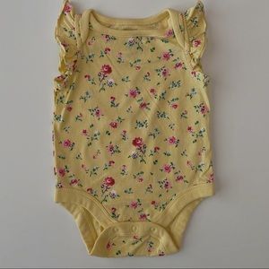 Yellow Floral Bodysuit